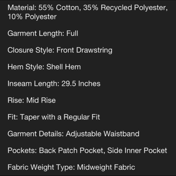 Goodfellow Charcoal Grey Tapered Jogger Pants - Picture 6 of 6